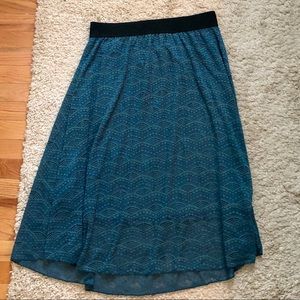 Lularoe Lola Lace Skirt Size L